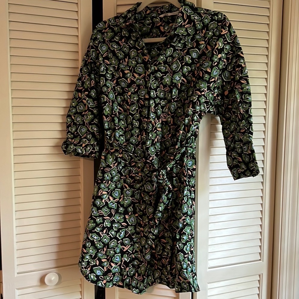 Zara shirt dress with belt